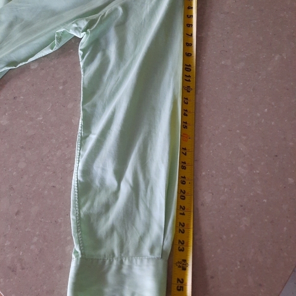 Ralph Lauren Blue Label Green Long Sleeve Button Down Shirt Sz 16.5/ L - Picture 7 of 11